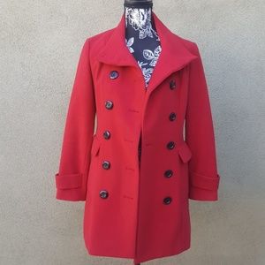 Red forever 21 Pea Coat